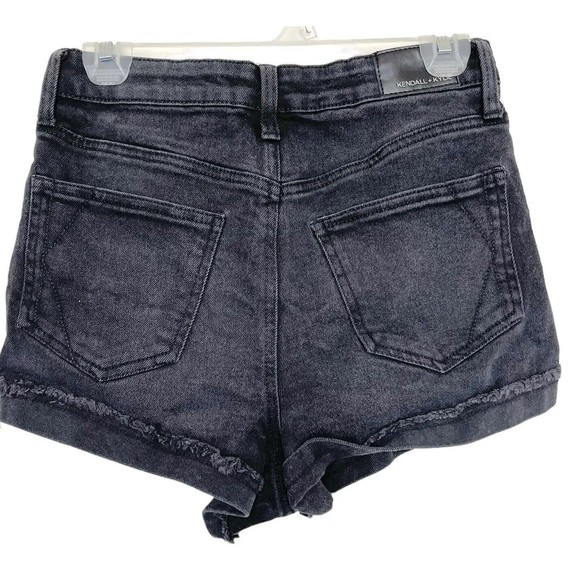 Kendall & Kylie Womens Shorts The Drifter High Rise Denim Jeans Size 7 Size 28 - Picture 6 of 16